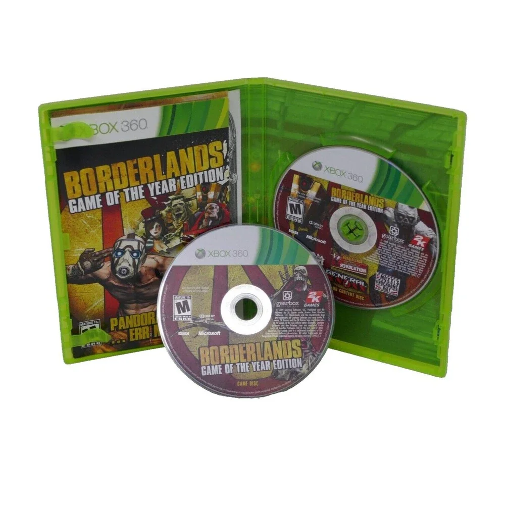 Borderlands -- Game of the Year Edition (Microsoft Xbox 360, 2010) COMPLETE